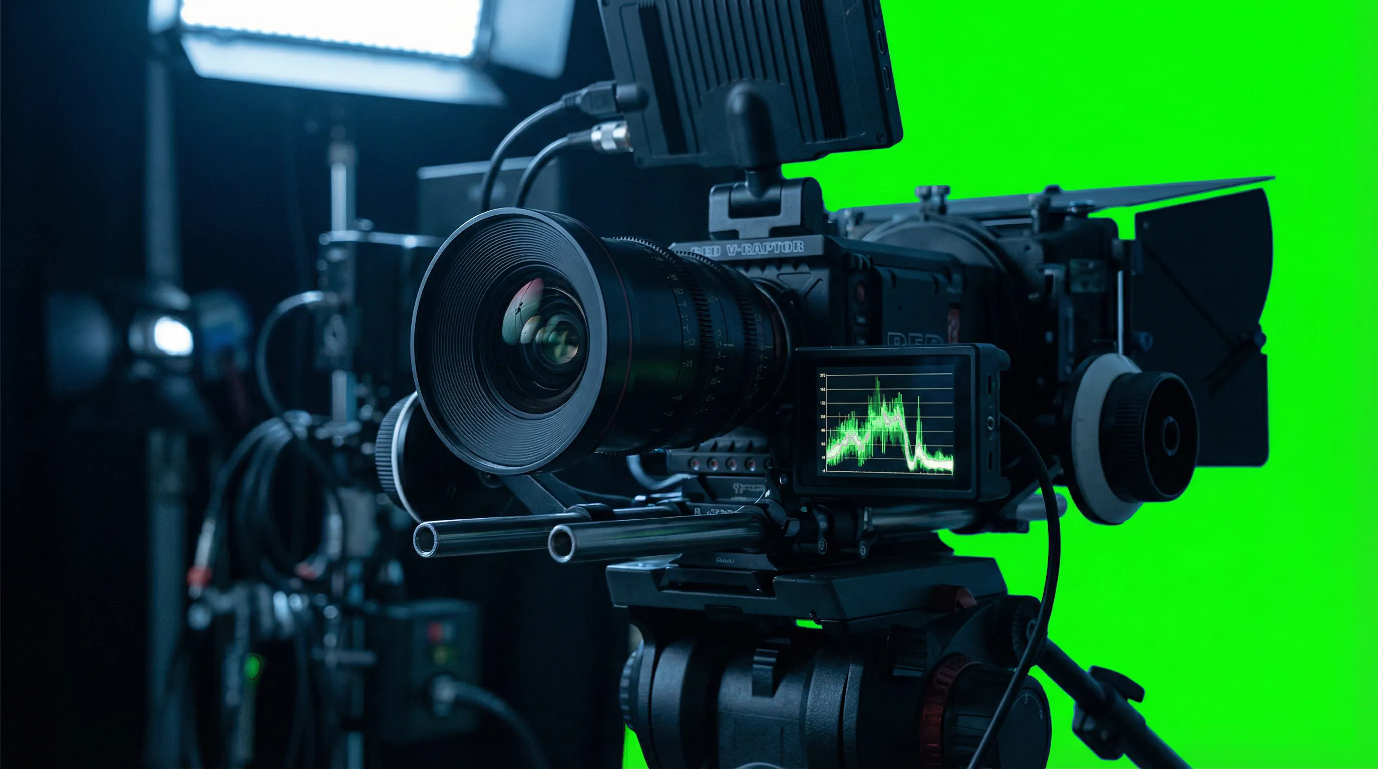 Professional film production set for law firm video marketing